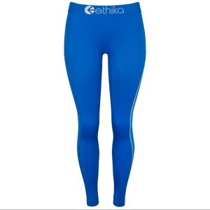 SubZero-Neon Blue ETHIKA Legging Tights!